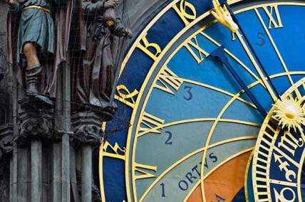 Купон Puzzle (70х70) Принт - CLOCK 10 Разноцветный Тематические EDEN