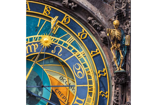 Купон Puzzle (70х70) Принт - CLOCK 15 Разноцветный Тематические EDEN