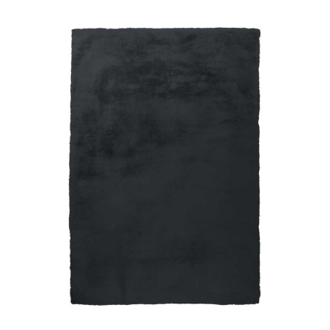 Ковер пушистый Rabbit Anthracite 80х150 черный прикроватный на пол в спальню прикроватный Арт.: APP-K487 - Фото 1