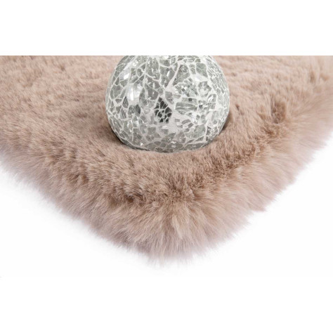 Ковер пушистый круглый Rabbit cream d-160 round в спальню беж Арт.: APP-K104 - Фото 4
