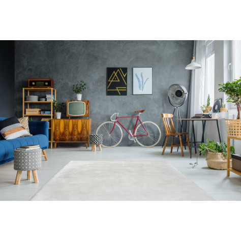 Ковер пушистый Rabbit White 80х150 прикроватный белый Арт.: APP-K517 - Фото 4
