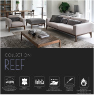 Мебельный кожзам Reef (Риф)  KZ-00122