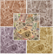 Ткань BELLA MONEY  MT-01910