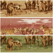 Ткань BELLA SAFARI (ZOO)  MT-01831