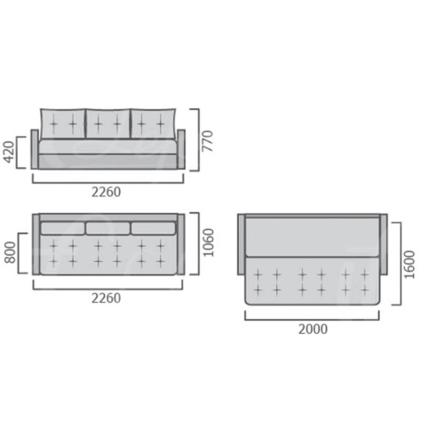 Софа Астон Арт.: LFT-000109 - Фото 3
