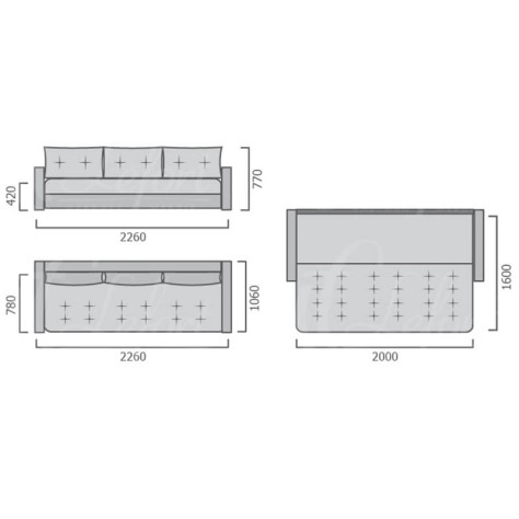 Софа Сити Арт.: LFT-000121 - Фото 2