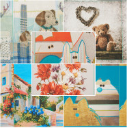 Мебельная ткань Pictures 45*45  MT-02417
