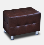 Пуфик Стайл кожа Brown  PF-181203