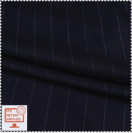 Костюмная scabal полоска синий  SRTK-112631