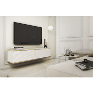 Тумба під телевізор навісна Perfect Home Оро / Oro 2-дверна RTV135 MDF Білий  PH-000012376958
