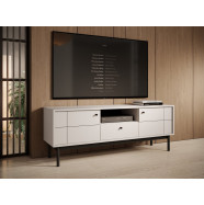 Тумба под ТВ Perfect Home Джапанди / Japandi RTV154 с 2 дверцами и 1 ящиком — Кашемир  PH-000012377413