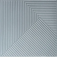 Самоклеюча декоративна 3D панель 500х500х5мм Бамбук Сірий SW-00002878  SW-00002878
