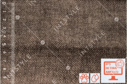 Мебельная ткань для дивана California (Калифорния) моющаяся велюр антикоготь для стульев Артекс Велюр BROWN Коричневый Однотон Категория 5 АРТЕКС Arteks