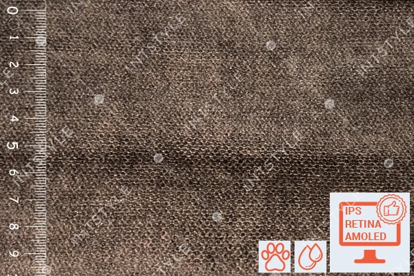 Мебельная ткань для дивана California (Калифорния) моющаяся велюр антикоготь для стульев Артекс Велюр BROWN Коричневый Однотон Категория 5 АРТЕКС Arteks