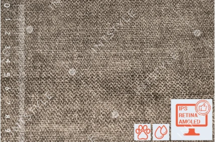 Мебельная ткань для дивана California (Калифорния) моющаяся велюр антикоготь для стульев Артекс Велюр LIGHT BROWN Коричневый Однотон Категория 5 АРТЕКС Arteks