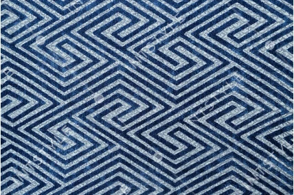 Мебельная ткань BLAMMO (Бламмо) шенилл для кресел стульев подушек Шенилл ROMB SAPHIRE Синий Абстракция Категория 10 ДИВОТЕКС
