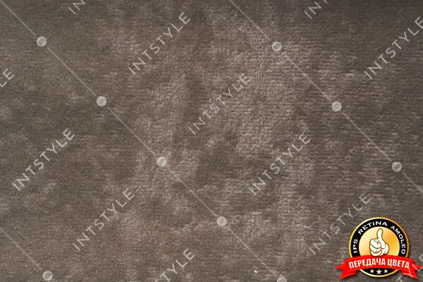 Мебельная ткань Алоба Велюр 06 Коричневый Однотон Категория 4 ЭКСИМ ТЕКСТИЛЬ