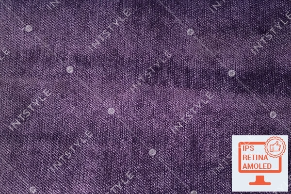 Мебельная ткань Даллас велюр Велюр DARK PURPLE 22 Фиолетовый Однотон Категория 1 ЭКСИМ ТЕКСТИЛЬ