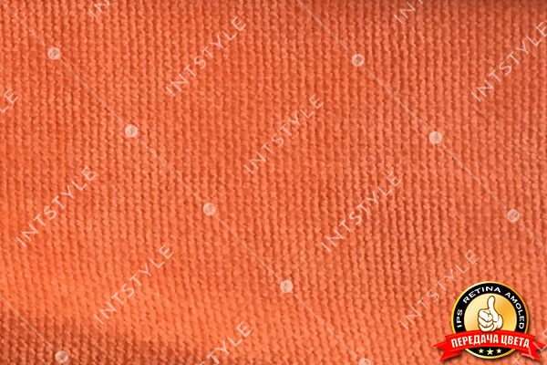 Мебельная ткань ДЕЛИ Велюр ORANGE 13 Оранжевый Однотон Категория 4 ЭКСИМ ТЕКСТИЛЬ