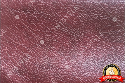 Шкірзам Титан Кожзам глянцевий BORDO Бордовий Однотон Категорія 3 ЭКСИМ ТЕКСТИЛЬ
