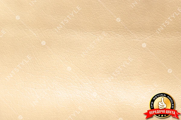 Шкірзам Титан Кожзам глянцевий GOLD BEIGE Бежевий Однотон Категорія 3 ЭКСИМ ТЕКСТИЛЬ