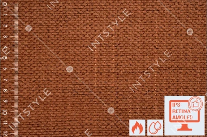 Мебельная ткань Mario (Маріо) шенилл для дивана, кресла и кровати Шенилл 54 BRICK Рыжий Однотон Категория 10 FABRIC LAB