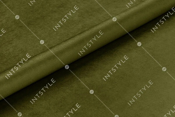 Мебельная ткань GEORGE Велюр OLIVE 500 Оливка Однотон Категория 15 ITALVELLUTI