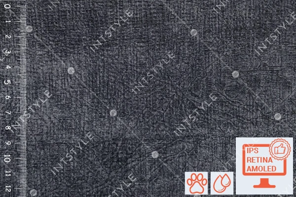 Мебельная ткань Bali (Бали) велюр Велюр 17 DARK GREY Серый Однотон Категория 3 UNITEX