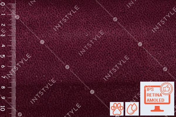 Мебельная ткань Comfi (Комфи) велюр Велюр BORDO 17 Бордовый Однотон Категория 4 UNITEX