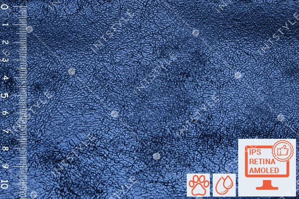 Мебельная ткань Galaxy (Гелекси) Велюр BLUE 09 Синий Однотон Категория 4 UNITEX
