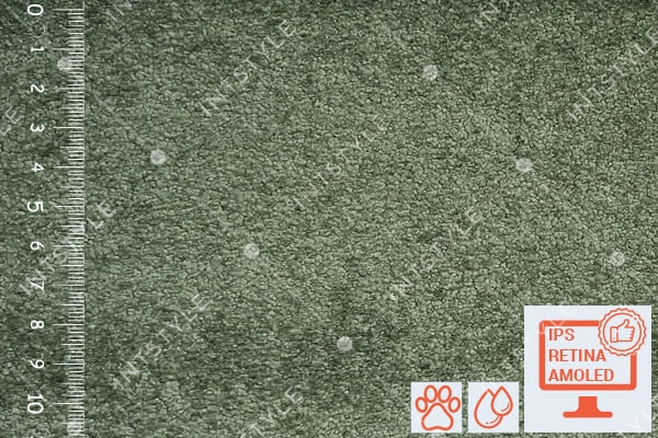Мебельная ткань Ajax (Аякс) велюр Велюр 814 FOREST Зеленый Однотон Категория 4 ДИВОТЕКС