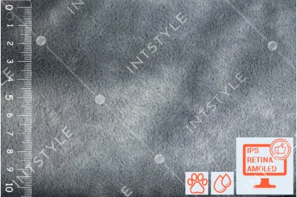 Мебельная ткань GRAND (Гранд) для мебели дивана кровати стульев Велюр 14 GREY Категория 4 ДИВОТЕКС