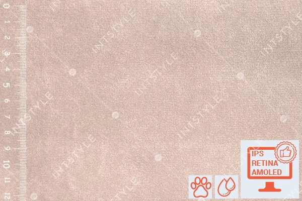 Мебельная ткань Nessi (Несси) велюр антикоготь для мебели дивана кровати кресла Велюр 04 ZEPHYR Розовый Однотон Категория 5 ДИВОТЕКС