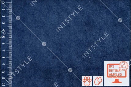 Мебельная ткань Nessi (Несси) велюр антикоготь для мебели дивана кровати кресла Велюр 10 NAVY Синий Однотон Категория 5 ДИВОТЕКС