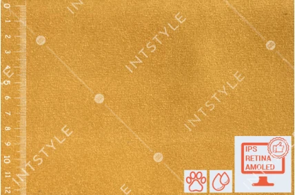 Мебельная ткань Nessi (Несси) велюр антикоготь для мебели дивана кровати кресла Велюр 14 MIMOSA Желтый Однотон Категория 5 ДИВОТЕКС