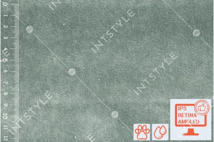 Мебельная ткань Nessi (Несси) велюр антикоготь для мебели дивана кровати кресла Велюр 15 MINT Аква Однотон Категория 5 ДИВОТЕКС