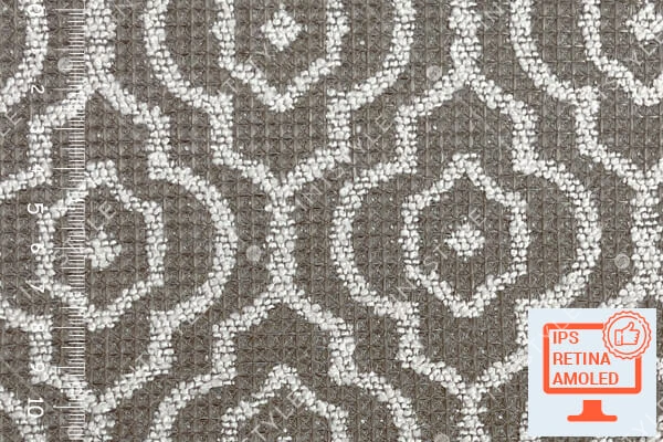 Меблева тканина VALENTINO Жаккард 02 Кавовий Абстракція Категорія 15 EVROTEXTILE