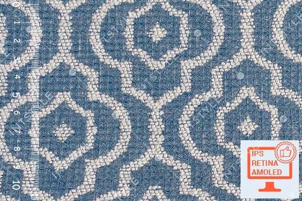 Меблева тканина VALENTINO Жаккард 03 Синій Абстракція Категорія 15 EVROTEXTILE