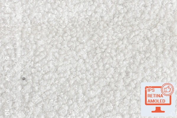Мебельная ткань Альпака (Alpaca) букле boucle для дивана Букле ALPACA 02 Белый Однотон Категория 5 ЭКСИМ ТЕКСТИЛЬ