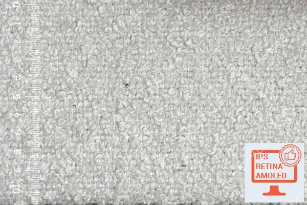 Меблева тканина Node (Нод) букле для дивана, крісла, ліжка Букле MILK 01 Молочний Однотон Категорія 9 FABRIC LAB