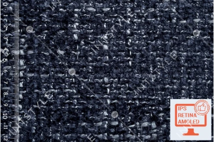 Мебельная ткань RENDER (Рендер) шенилл для дивана кресла кровати Рогожка 13 DK BLUE Синий Однотон Категория 12 FABRIC LAB