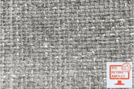Мебельная ткань RENDER (Рендер) шенилл для дивана кресла кровати Рогожка 16 LT GREY Серый Однотон Категория 12 FABRIC LAB