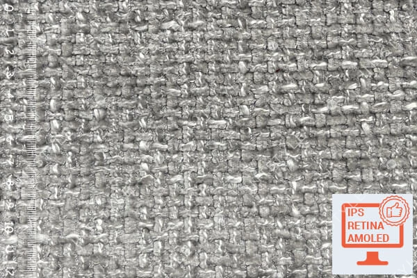 Мебельная ткань RENDER (Рендер) шенилл для дивана кресла кровати Рогожка 16 LT GREY Серый Однотон Категория 12 FABRIC LAB