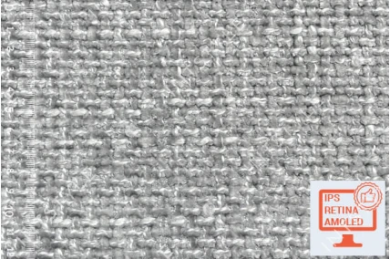 Мебельная ткань RENDER (Рендер) шенилл для дивана кресла кровати Рогожка 20 SILVER Серый Однотон Категория 12 FABRIC LAB