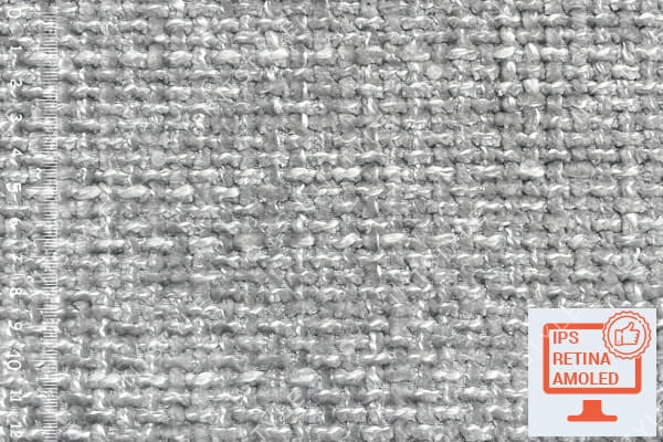 Мебельная ткань RENDER (Рендер) шенилл для дивана кресла кровати Рогожка 20 SILVER Серый Однотон Категория 12 FABRIC LAB