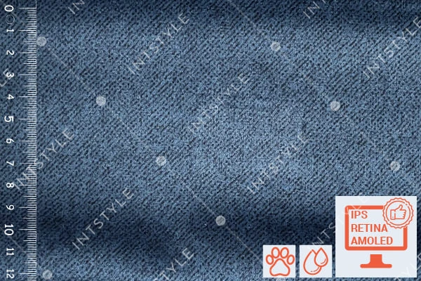Меблева тканина ELEMENT (Елемент) Велюр DK BLUE 13 Синій Однотон Категорія 5 FIT