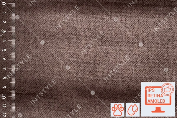 Меблева тканина ELEMENT (Елемент) Велюр CHOCOLATE 25 Коричневий Однотон Категорія 5 FIT