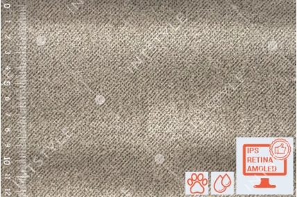 Меблева тканина ELEMENT (Елемент) Велюр DK BEIGE 06 Бежевий Однотон Категорія 5 FIT