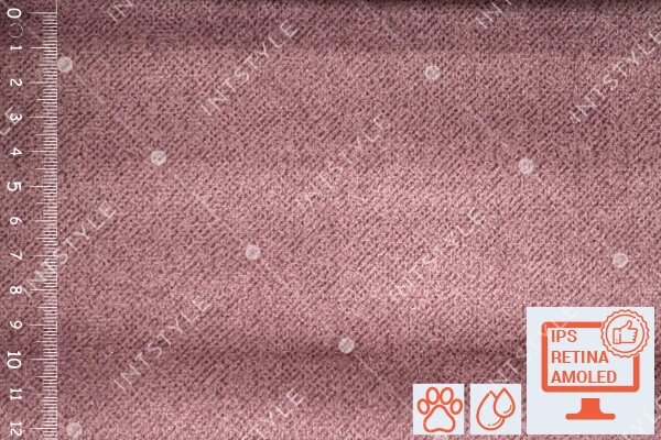 Меблева тканина ELEMENT (Елемент) Велюр DUSTY ROSE 10 Рожевий Однотон Категорія 5 FIT