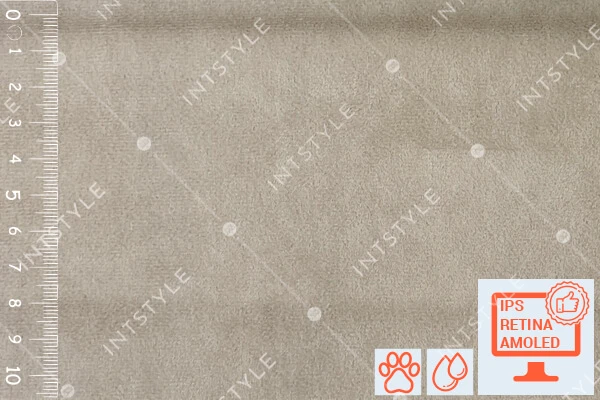 Меблева тканина SHADOW (Шедов) велюр антикіготь Easy Clean 11 Бежевий Однотон Категорія 6 ESTETICA
